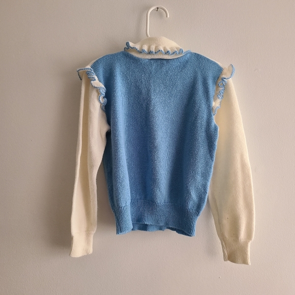 Winne the Pooh Brand Girls Ruffle Turtleneck Sweater - Picture 5 of 5